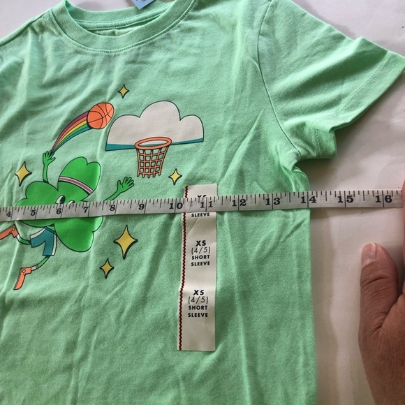 Disney Cat & Jack Bundle Girls St Patrick’s Graphics Two Shirts Size XS 4/5 - Picture 13 of 14